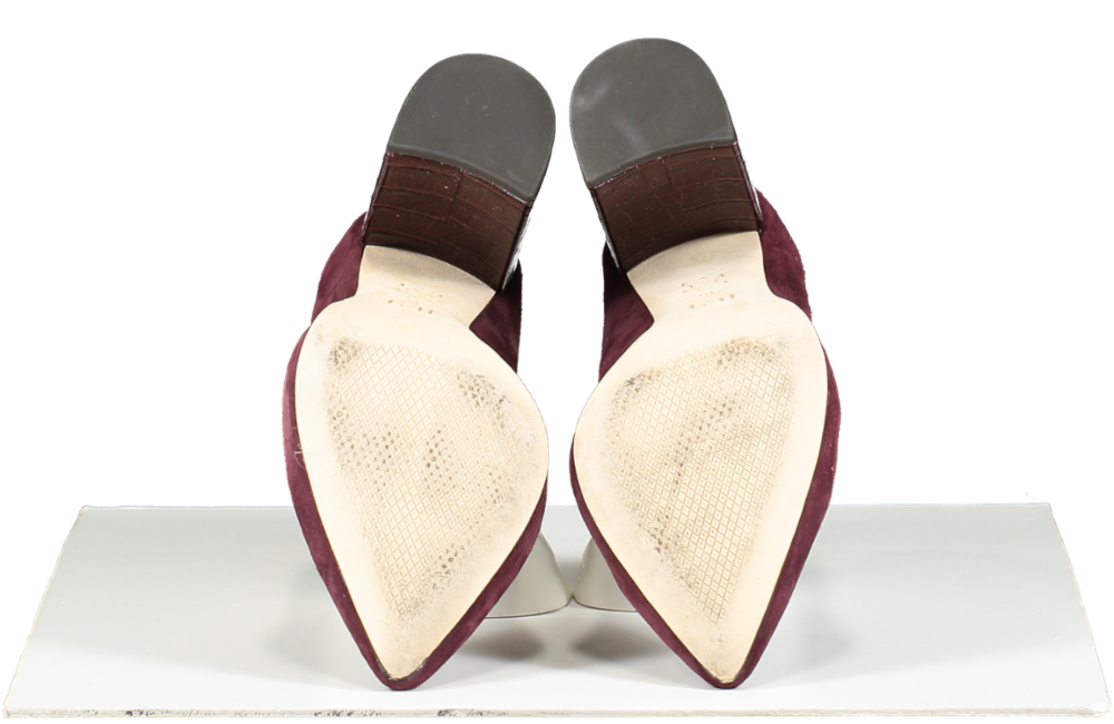 J.Mclaughlin Purple Beatrice Suede Heels UK 7 EU 40 👠