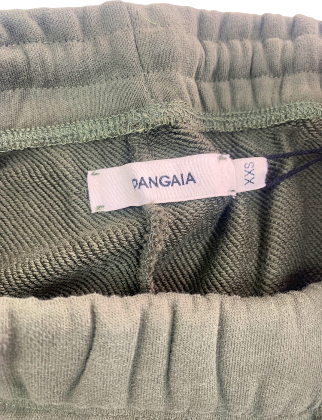 Pangaia Rosemary Green signature 365 Organic Cotton Slim Leg Track Pants UK XXS