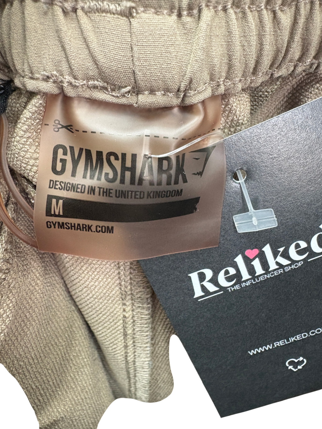 gymshark Beige Track Pants UK M