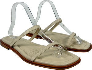 A.emery Cream Lome Leather Sandals UK 7 EU 40