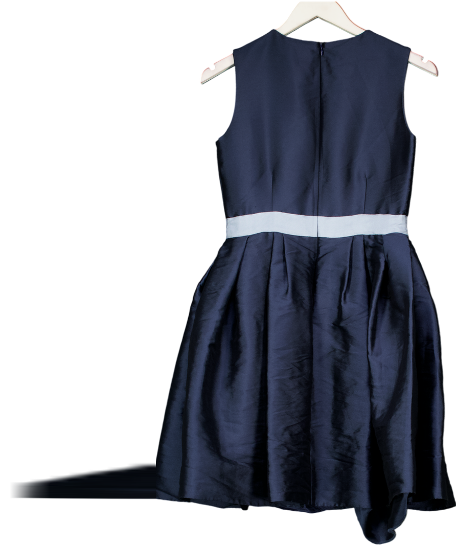 Simonetta Blue Lanvin Sleeveless Puff Skirt Dress 14 Years