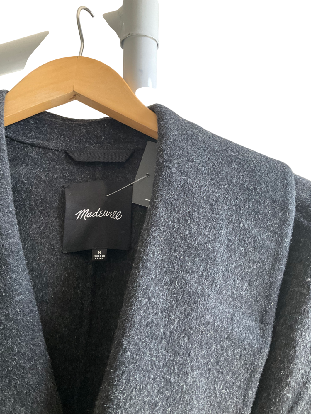 Madewell Grey Double- Face Robe Coat UK M