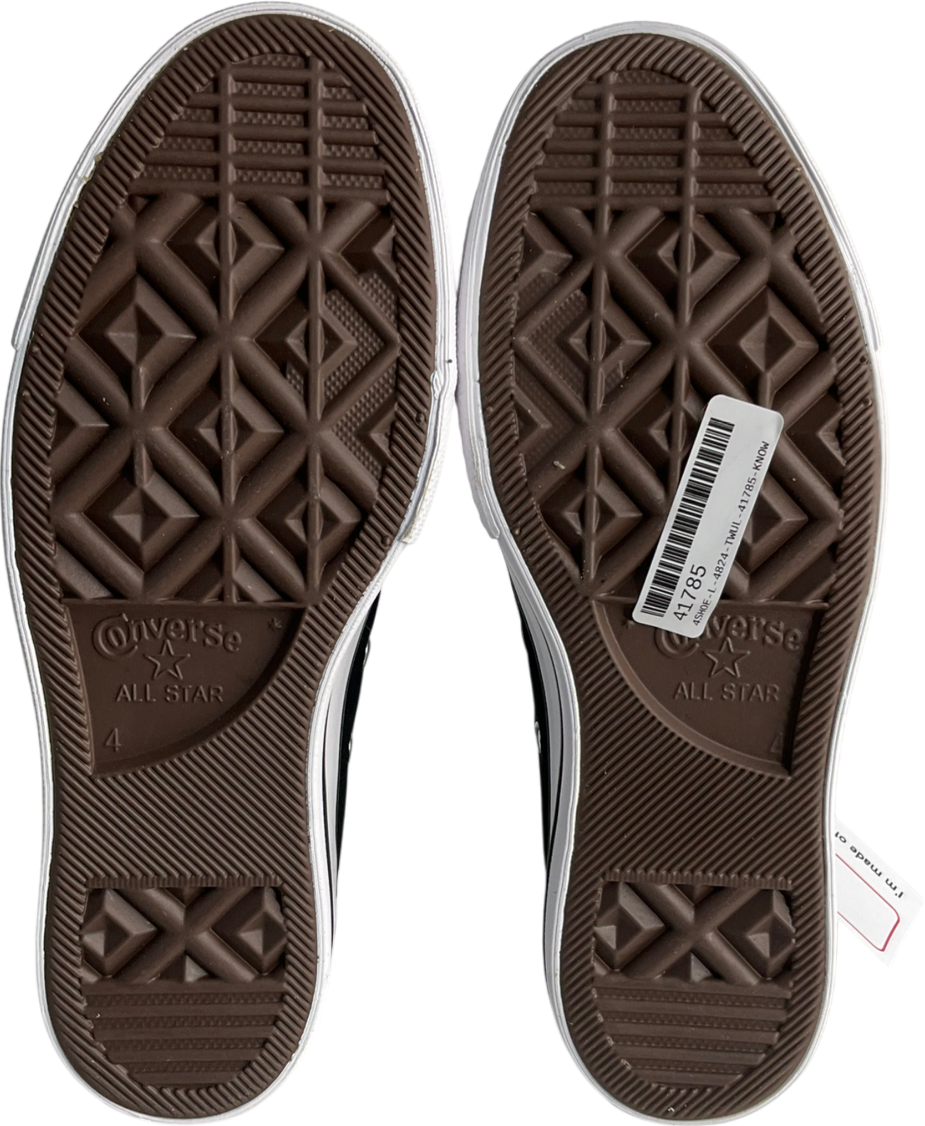 Converse All Star Lift Hi Trainers In Black & White UK 4 EU 37 👠