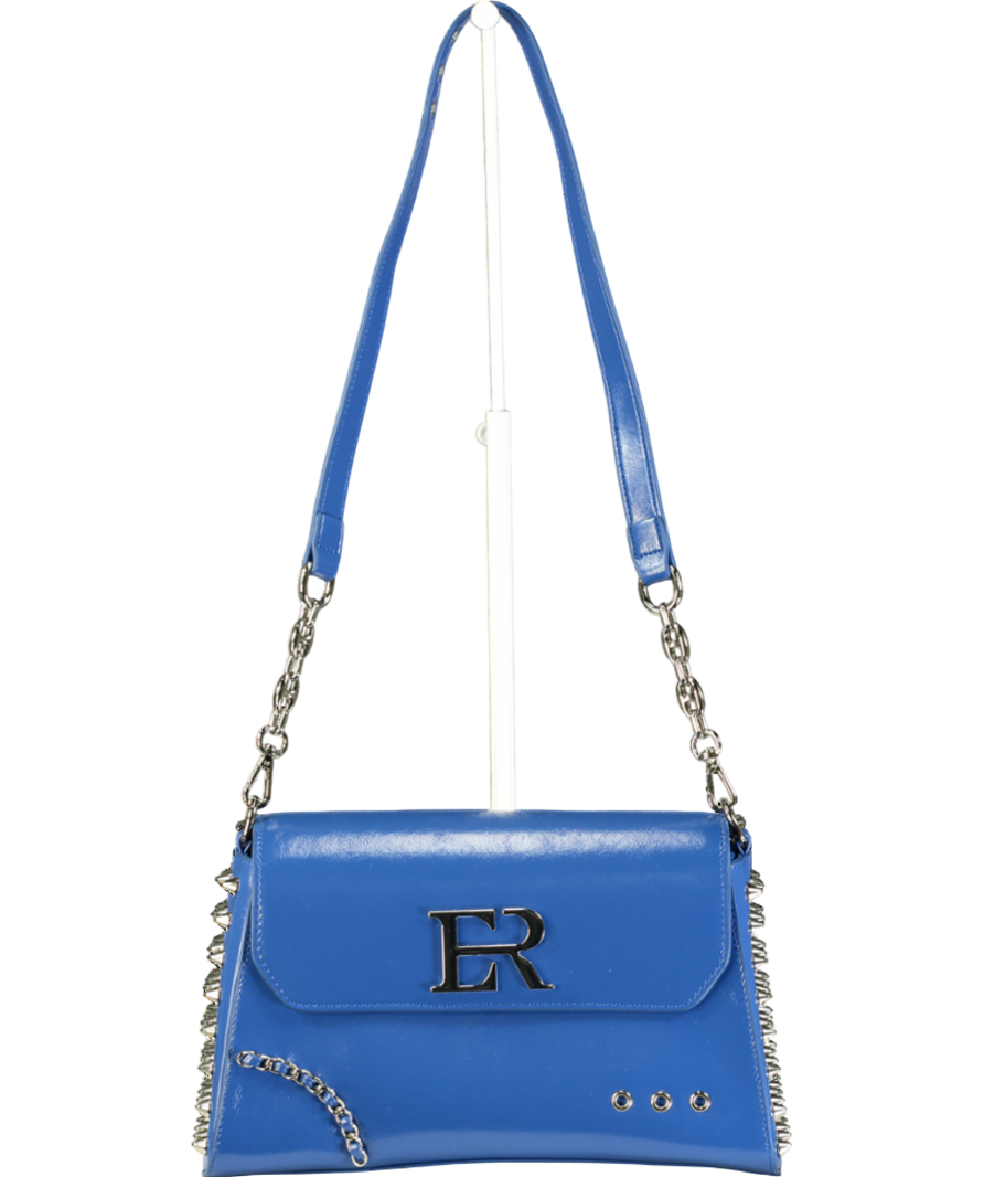 Eden Reflex Luxury Vegan Blue Roxy Chain Strap Bag