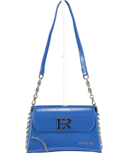 Eden Reflex Luxury Vegan Blue Roxy Chain Strap Bag