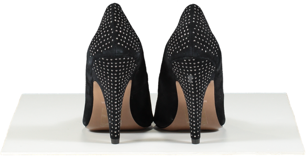 Carvela Black Suede Studded Court Shoes UK 5 EU 38 👠