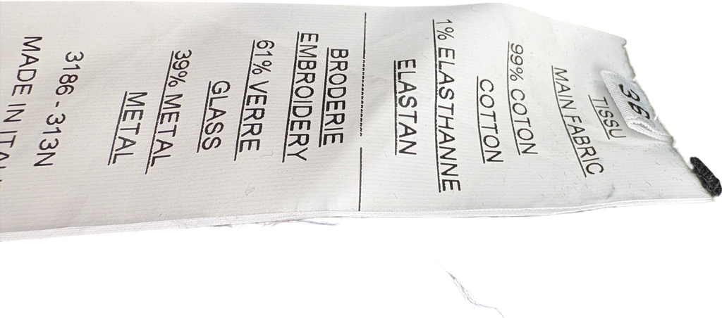 Balmain Black Cutout Crystal Embellished Velvet Mini Dress UK 8