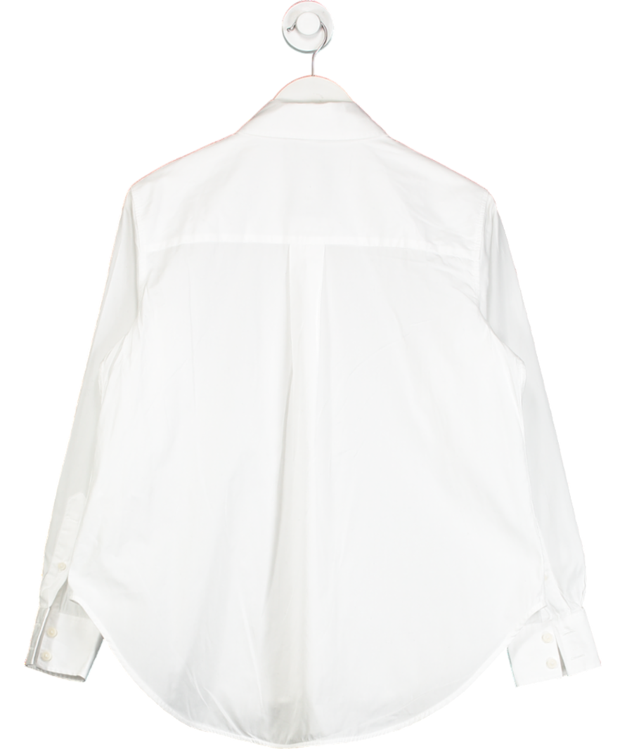 REISS White Soft Wash Button Down Oxford Shirt UK 4