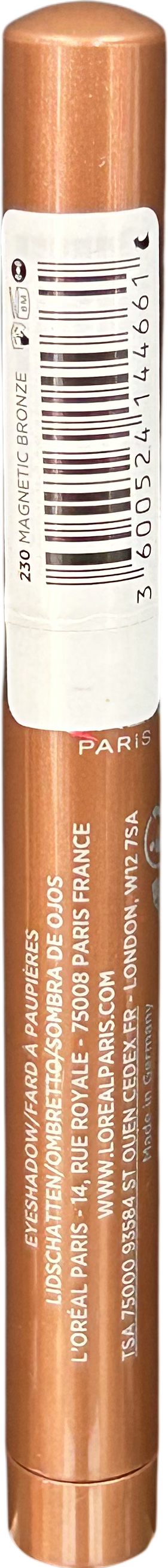 L'Oreal L'oréal Paris Paradise Le Shadow Stick Eyeshadow 230 Magnetic Bronze 1.4g
