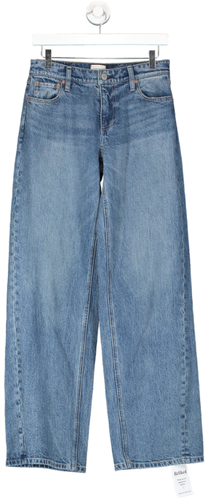 Alice + Olivia Blue Wide Leg Jeans UK 6