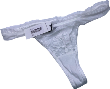 Kat the Label White Annabelle Thong UK S