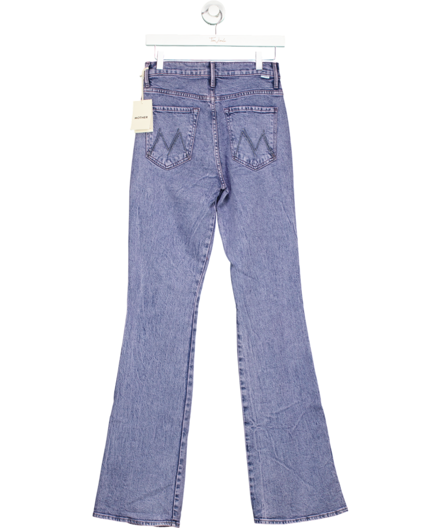 Mother Blue The Desperado Heel High-rise Flared Jeans W27