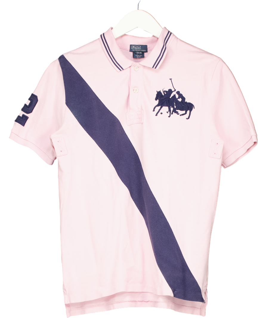 Polo Ralph Lauren Pink Big Pony Polo Shirt 14 Years