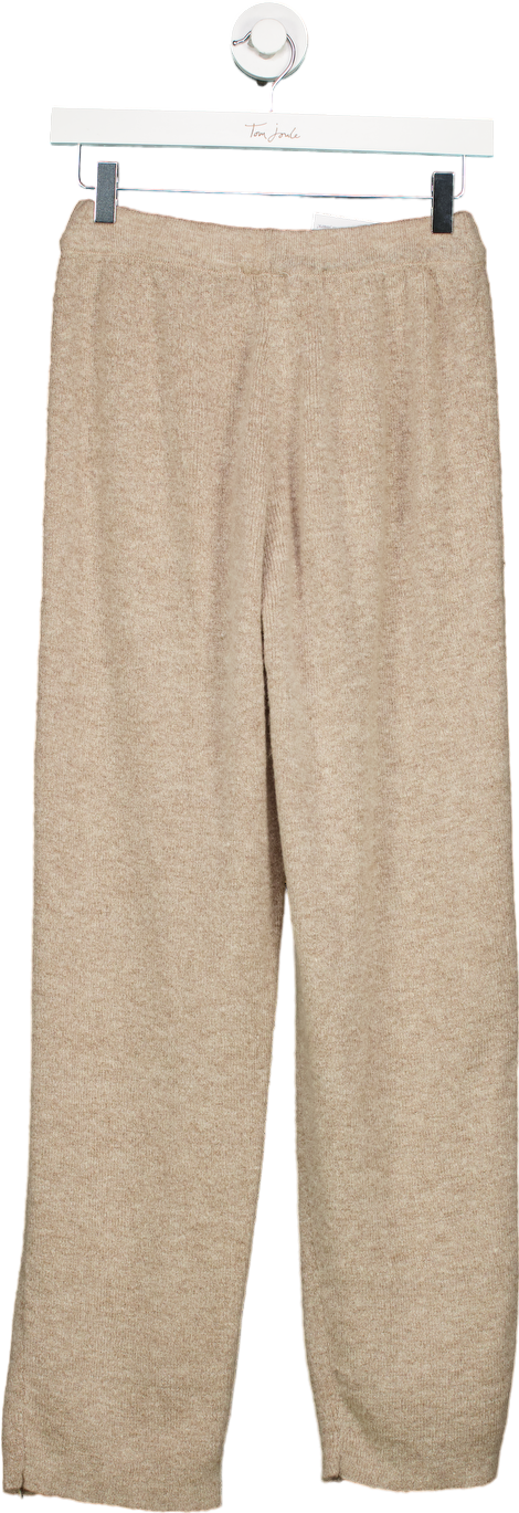 Miss Rosier Beige Knitted Trousers S