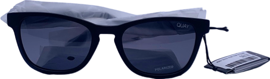 Quay Black Polarised Sunglasses One Size