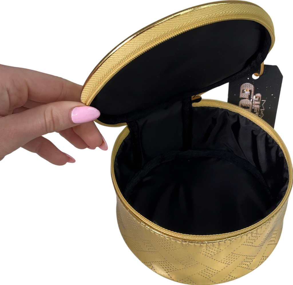 MAC Metallic Gift Of Gold Mini Makeup Bag One Size