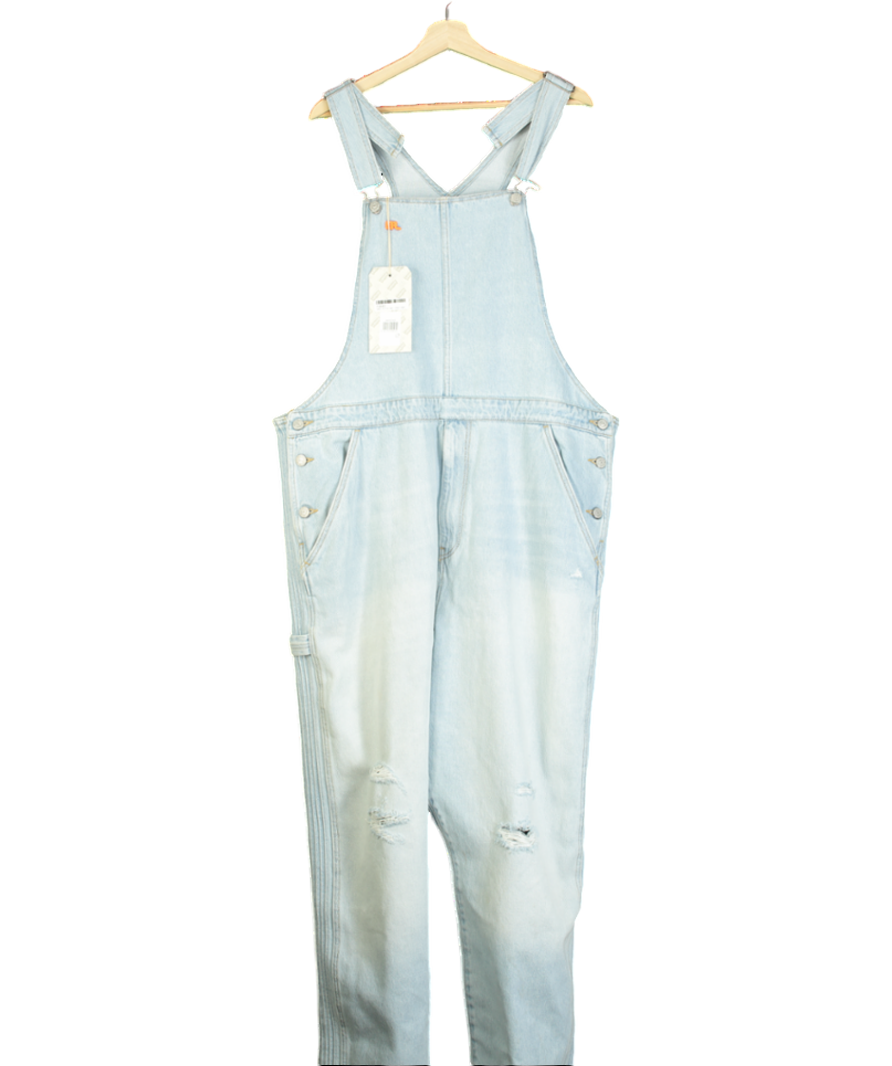 levis Blue X Erl Denim Overall UK L