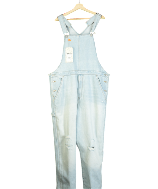 levis Blue X Erl Denim Overall UK L