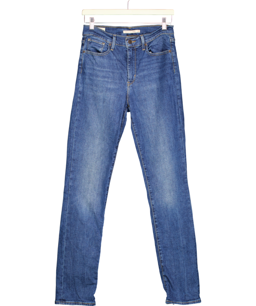 levis Blue 724 High Rise Straight Jeans W29