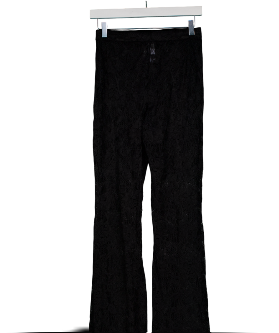 Ann Summers Black sheer lace Amali Trouser UK S