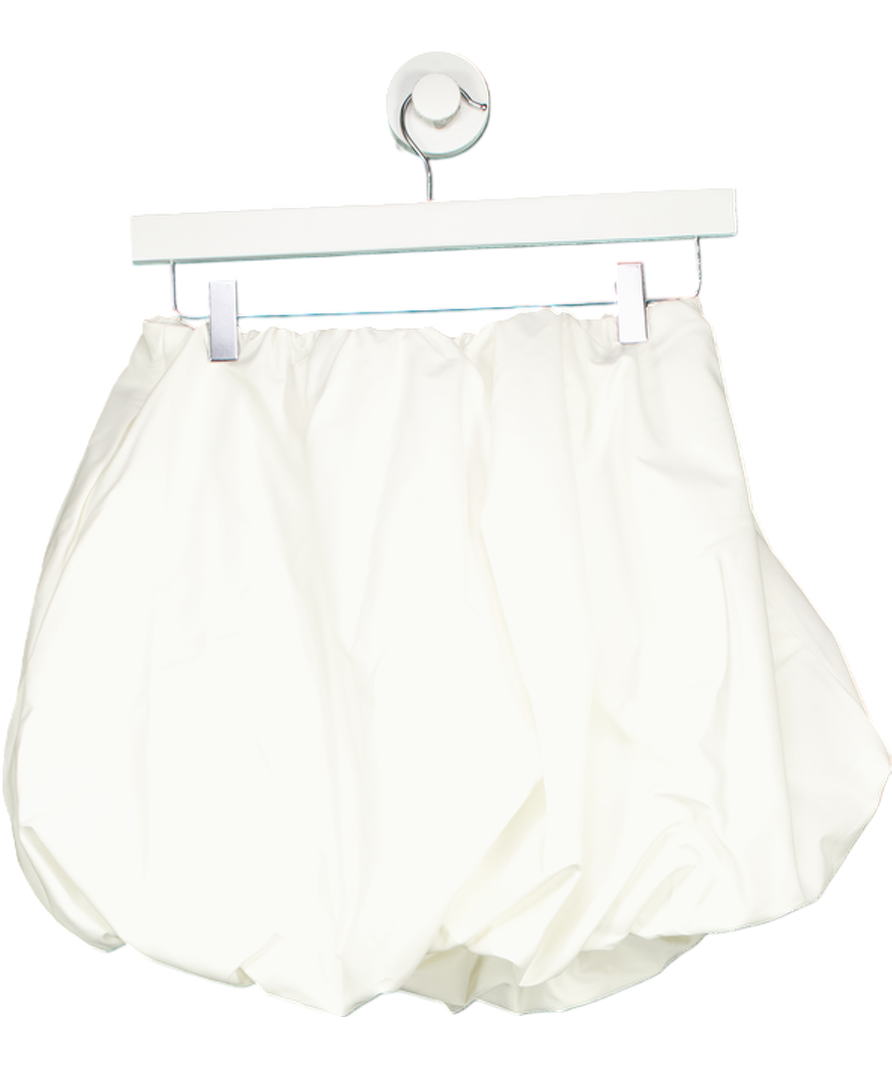 ZARA White Balloon Mini Skirt UK XS