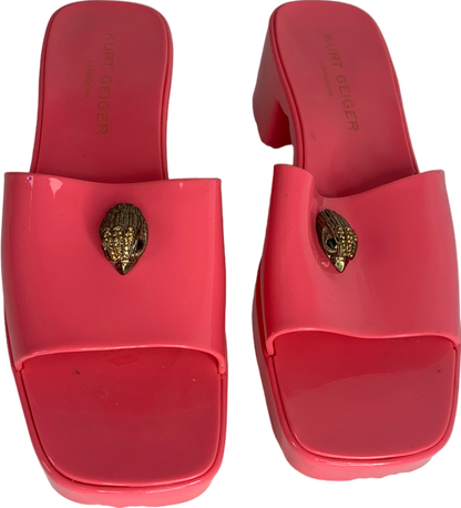 Kurt Geiger Pink Laddie Sandals UK 6 EU 39 👠