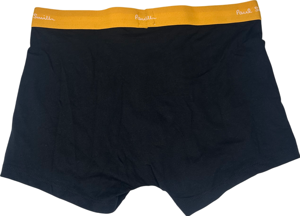 Paul Smith Organic-cotton Black Boxer Briefs UK M