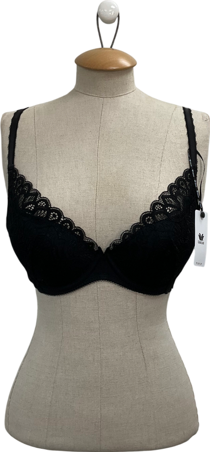 Wacoal Black Raffine Padded Lace Bra UK 32D