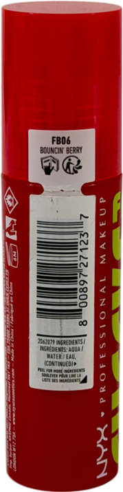 NYX Makeup Fat Cheeks Juicy Blush, Liquid Blush Bouncin Berry 8ml