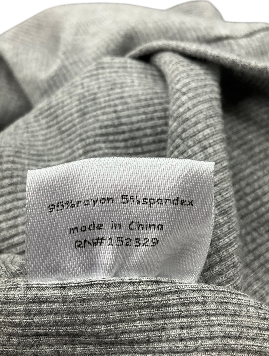 All the Ways Grey Kate Basic Ribbed Romper UK L