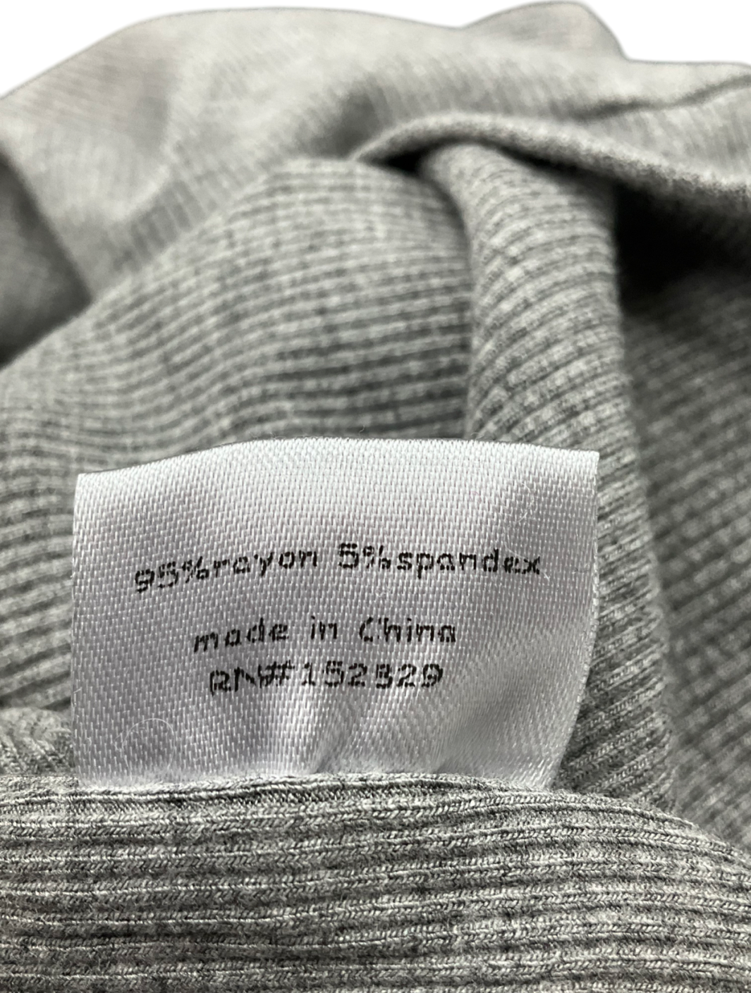 All the Ways Grey Kate Basic Ribbed Romper UK L