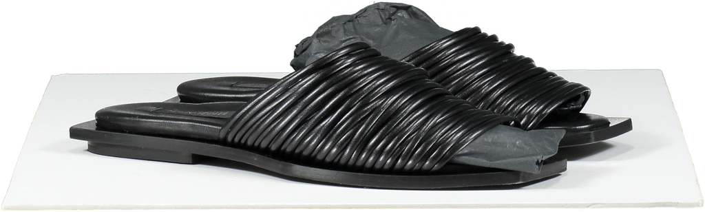 Marina Rinaldi Black Slide On Mules UK 6 EU 39 👠