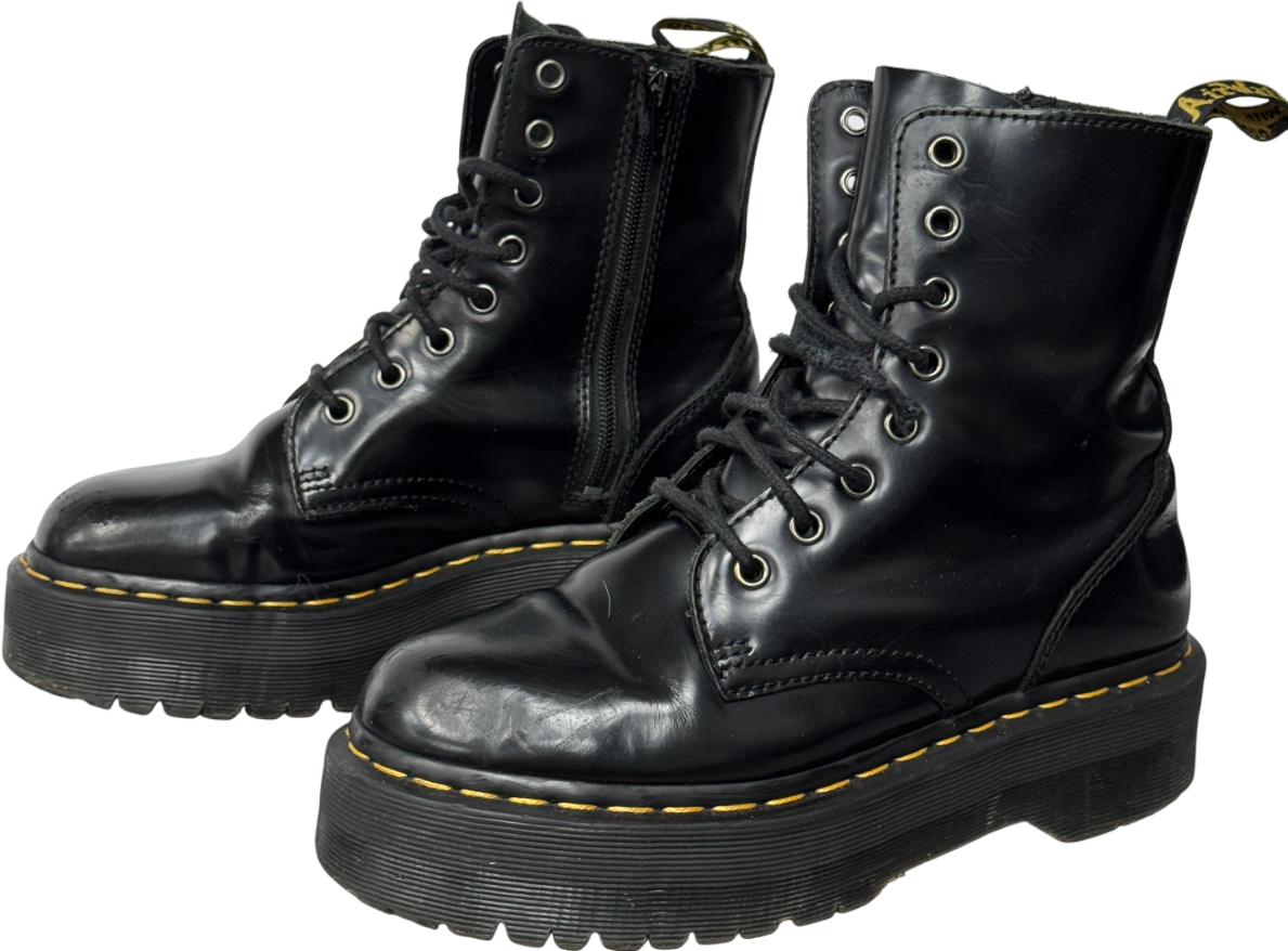 Dr Martens Black Leather 8-hole Boots UK 5 EU 38 👠