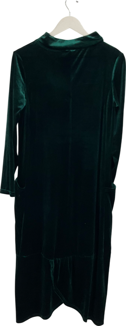 Velvet Green Maxi Dress UK S