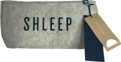 shleep Beige Knitted Sleep Mask One Size