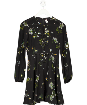 Red Valentino Black Sheer Floral Mini Dress UK XS/S