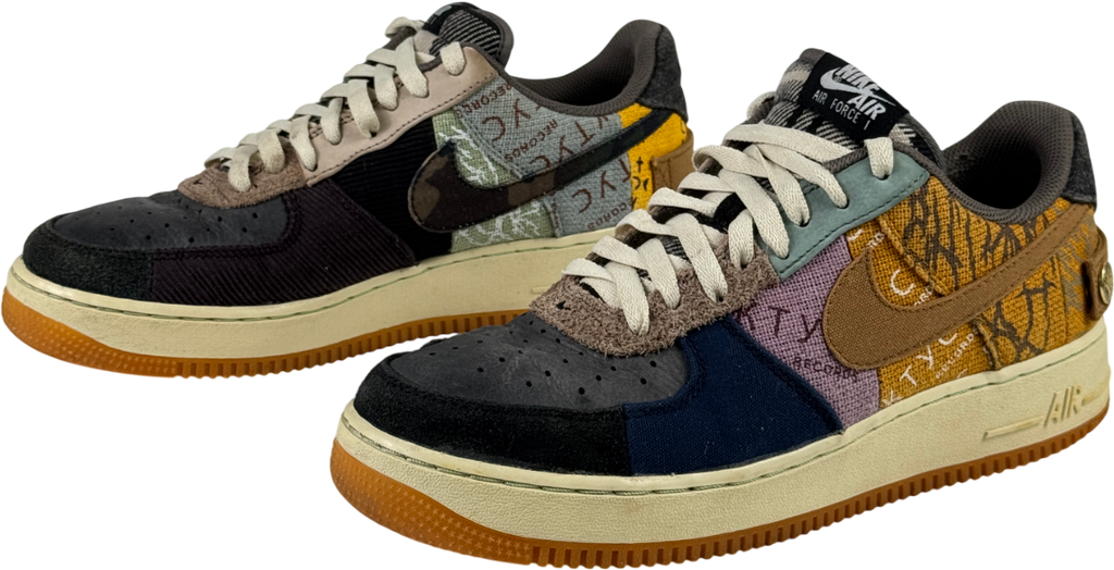 NIKE Blue X Travis Scott Air Force 1 Low 'cactus Jack' UK 8.5 EU 42.5 👞