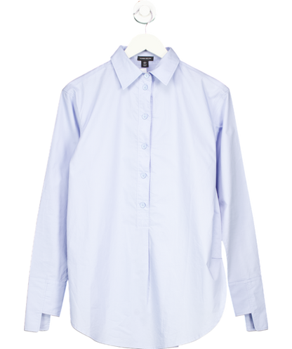 Karen Millen Blue 100% Cotton Shirt UK 6