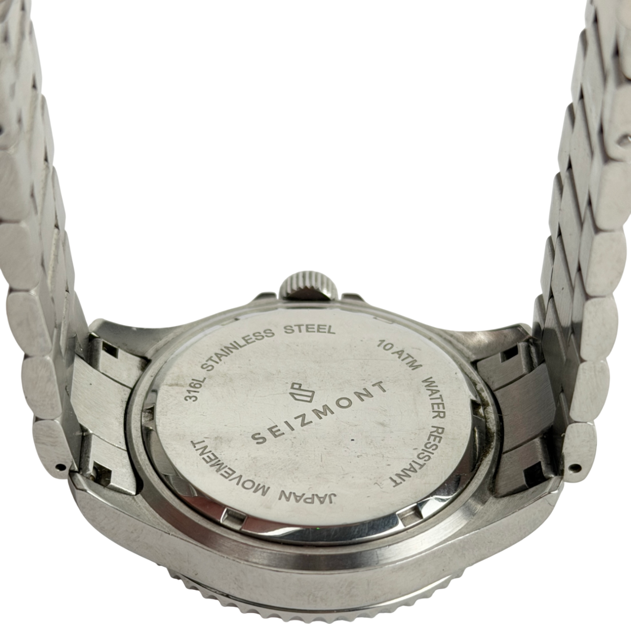 Seizmont Metallic Stainless Steel Bicolour Bezel Watch One Size