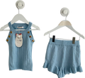 Yoyo S. Blue Knitted Short & Top Set 4 Years