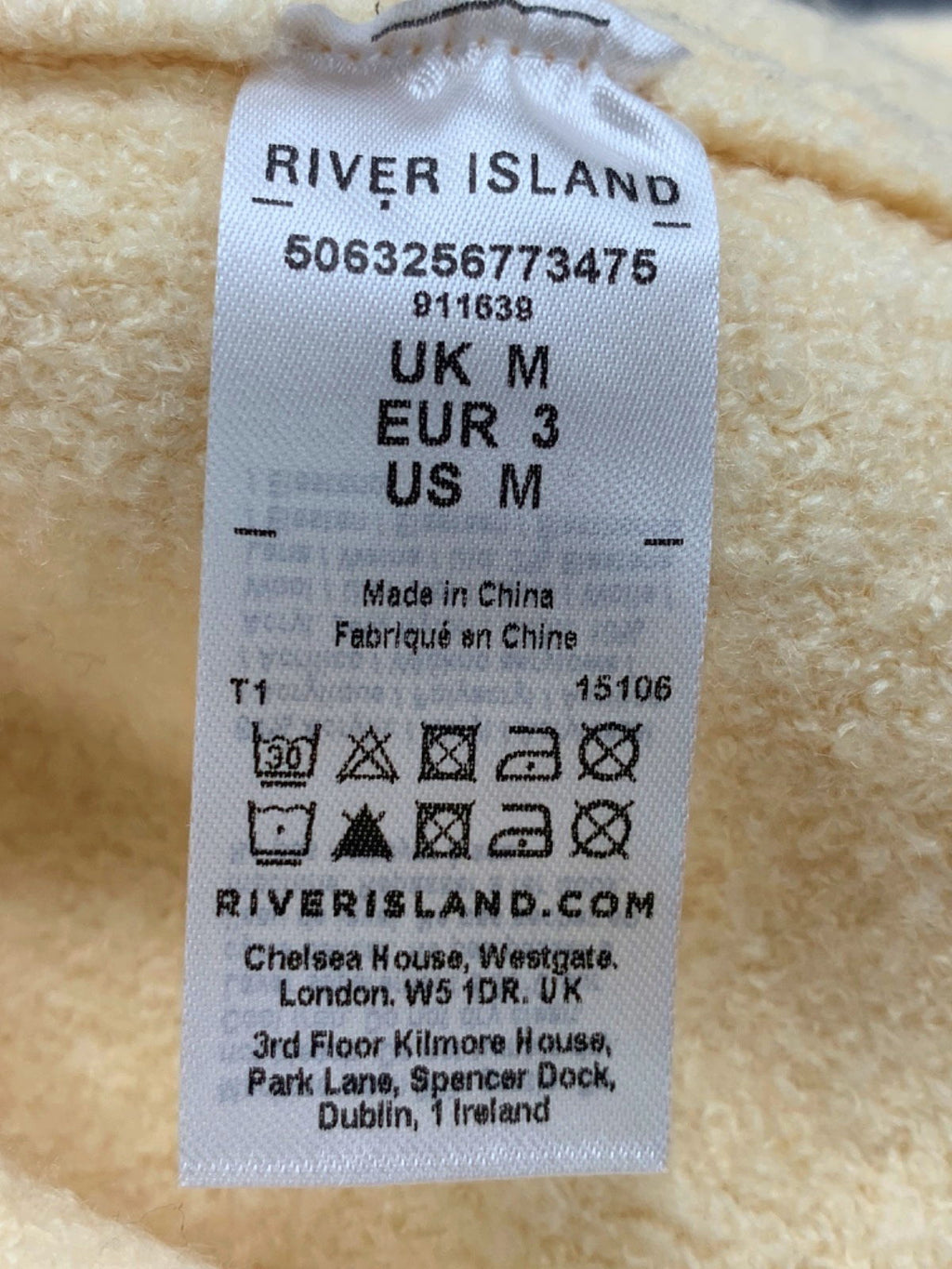 River Island Cream Cardigan UK M