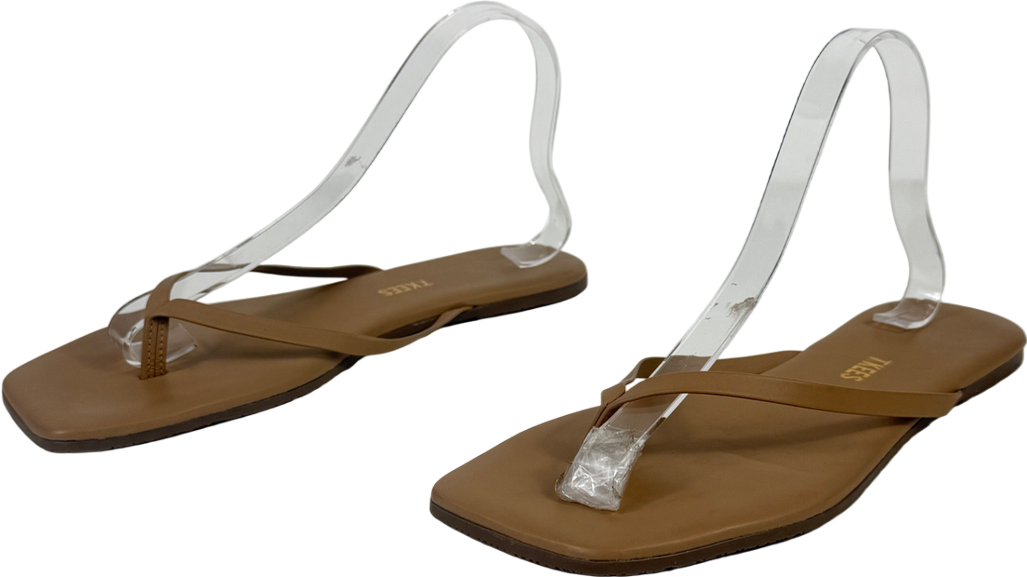Tkees Lily Nude Foundations Flip Flops Cocobutter UK 7 EU 40 👠