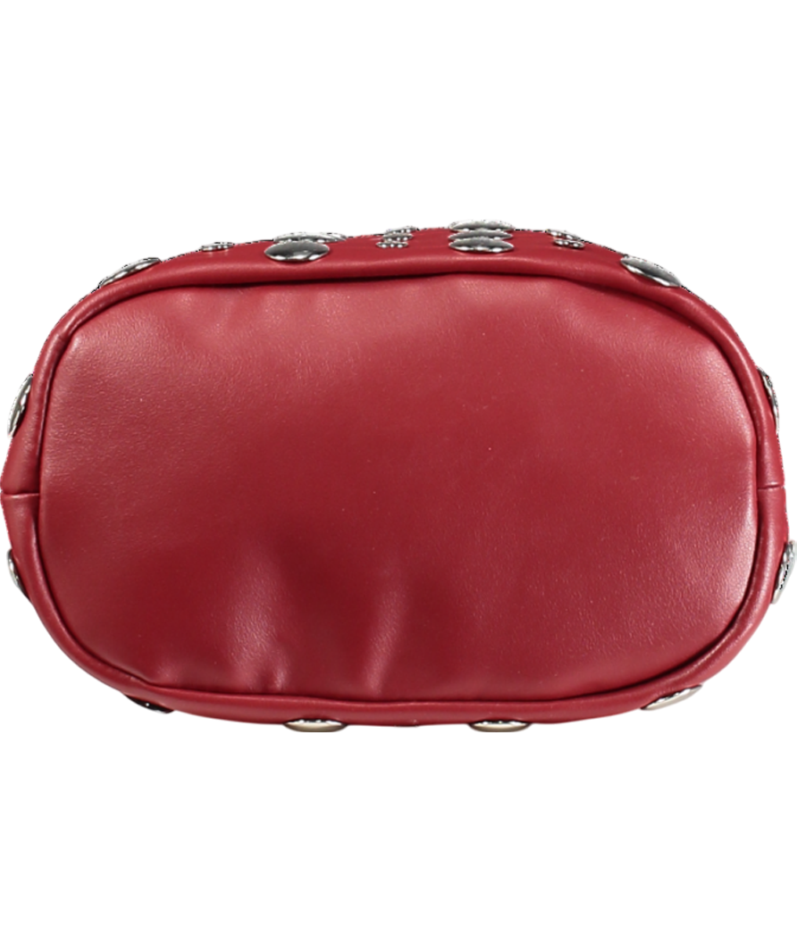 lefties Red Studded Bucket Bag One Size