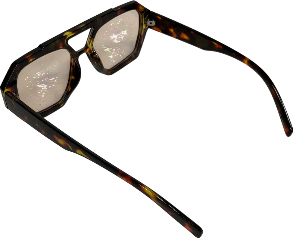 Jewel Boutique Brown Brooklyn Leopard Print Sunglasses One Size