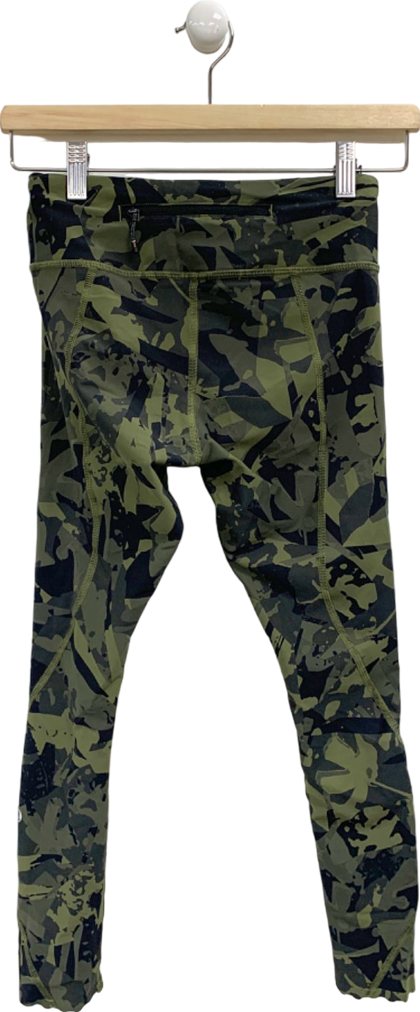 Unbranded Green Camouflage Leggings UK S