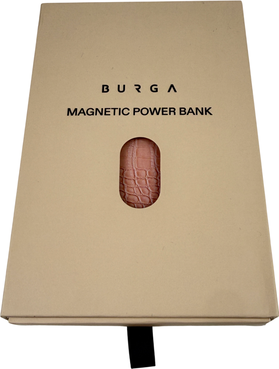 Burga Pink Croco - Magnetic Power Bank One Size