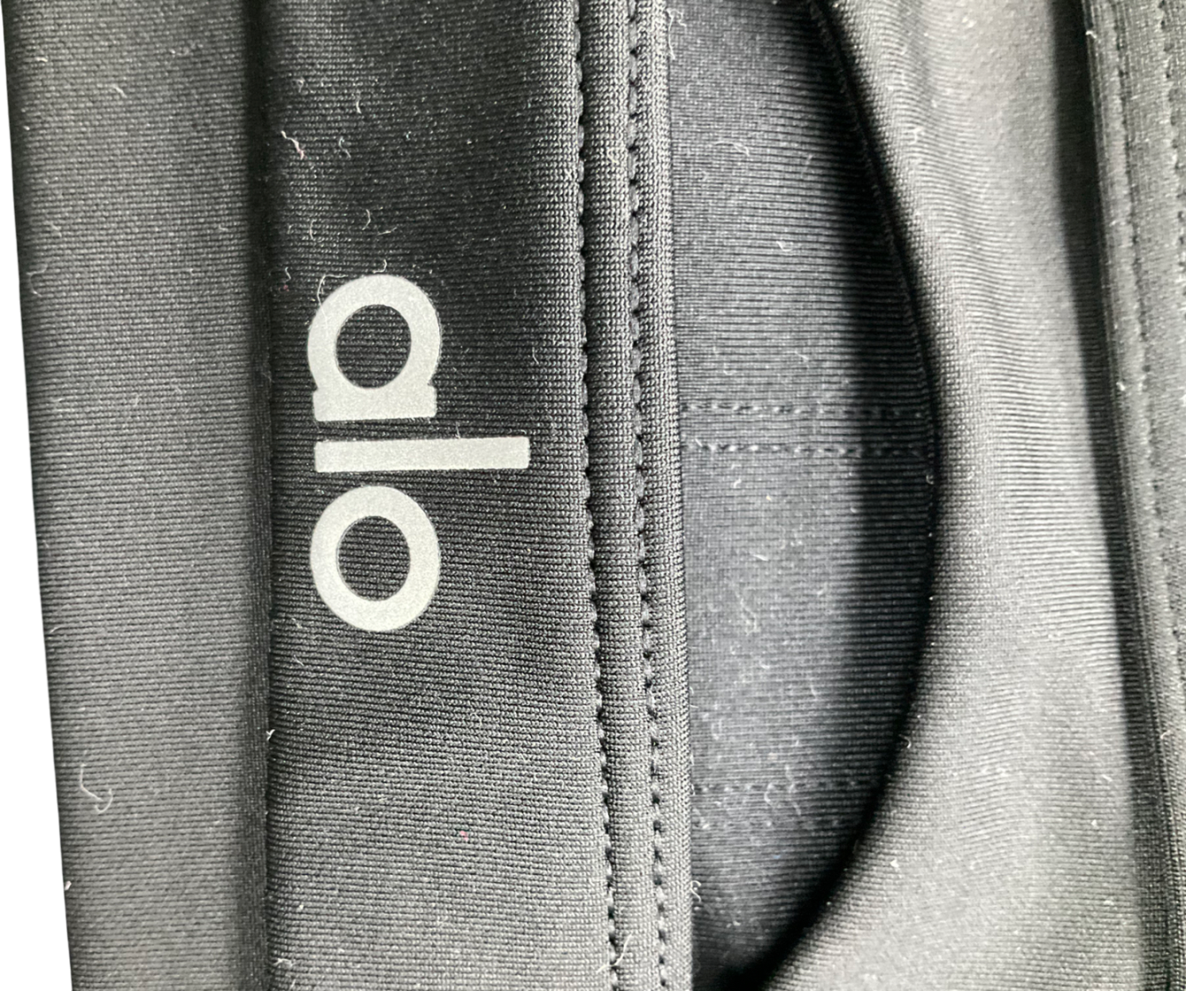 alo yoga Black Airlift Intrigue Bra UK XS