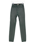 DL1961 Dark Green Coated Sculpting Farrow Ankle Skinny Jeans W27