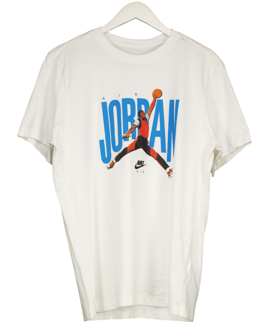 Nike White Air Jordan T Shirt UK L