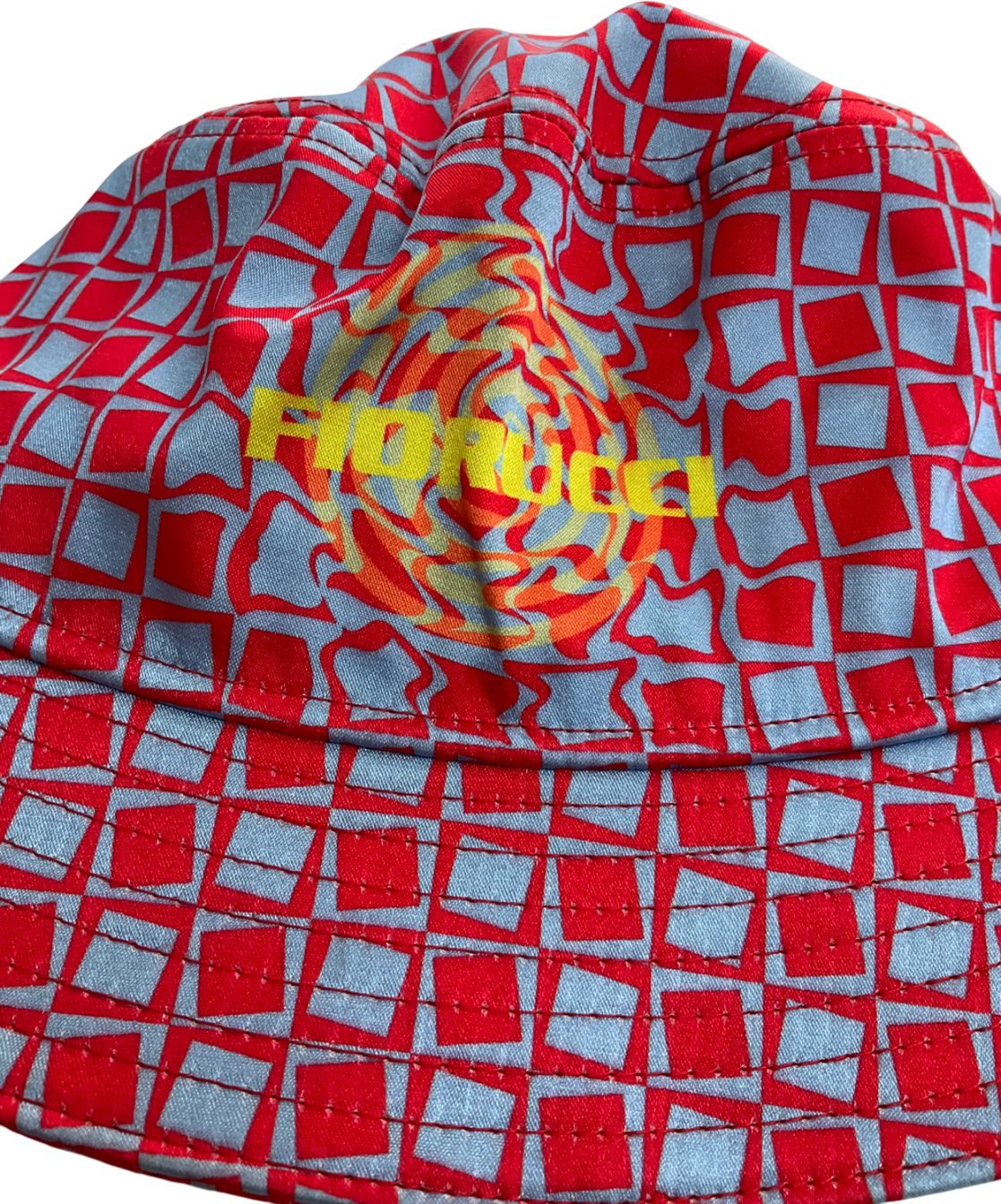 FIORUCCI Red And Purple Bucket Hat No Size